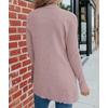 MEROKEETY Women’s Fall Winter Lightweight Cardigans Sweater(Dustypink)
