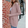 MEROKEETY Women’s Fall Winter Lightweight Cardigans Sweater(Dustypink)