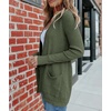 MEROKEETY Women’s Fall Winter Lightweight Cardigans Sweater(Green)