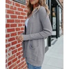 MEROKEETY Women’s Fall Winter Lightweight Cardigans Sweater(Midgrey)