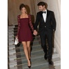 MEROKEETY Womens Lace Long Sleeve Fall Cocktail Wedding Guest Mini Dress(Wine)