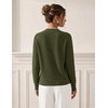 MEROKEETY Women’s Long Sleeve Tie Front Fall Cardigan Chunky Knit Sweaters(Armygreen)