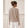 MEROKEETY Women’s Long Sleeve Tie Front Fall Cardigan Chunky Knit Sweaters(Oatmeal)
