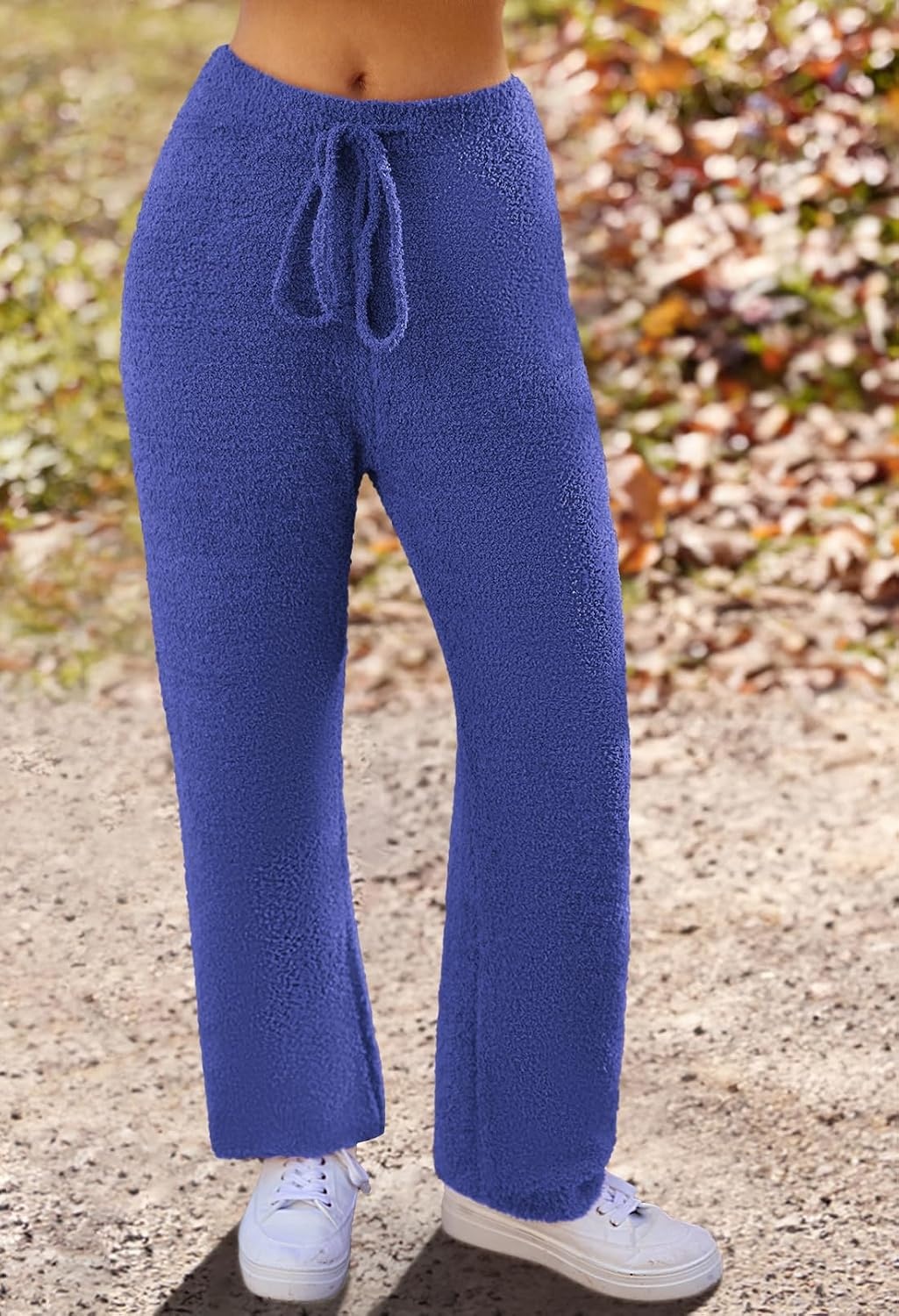 image:imageMEROKEETY Womens Fall Fleece 2 Piece Outfits Pajama Lounge SetsRoyal