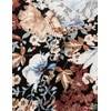 MEROKEETY Womens 2026 Summer Short Sleeve Tops Casual T Shirts(Blackfloral)