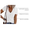 MEROKEETY Womens 2026 Summer Short Sleeve Tops Casual T Shirts(White)