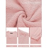 MEROKEETY Women’s Fall Fleece 2 Piece Outfits Pajama Lounge Sets(Pink)