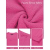 MEROKEETY Women’s Fall Fleece 2 Piece Outfits Pajama Lounge Sets(Rose)