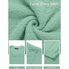 MEROKEETY Women’s Fall Fleece 2 Piece Outfits Pajama Lounge Sets(Sage)