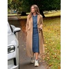 MEROKEETY Women’s Fall Long Sleeve Bodycon Midi Sweater Dress(Darkblue)