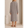 MEROKEETY Women’s Fall Long Sleeve Midi Sweater Dress V Neck Knit Dresses(Camel)