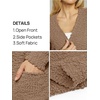 MEROKEETY Womens Fuzzy Chunky Oversized Cardigan Sweaters 2026 Fall Outfits(Mocha)