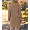 MEROKEETY Womens Fuzzy Chunky Oversized Cardigan Sweaters 2026 Fall Outfits(Mocha)