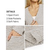 MEROKEETY Womens Fuzzy Chunky Oversized Cardigan Sweaters 2026 Fall Outfits(Off-white)