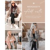 MEROKEETY Women’s Fuzzy Popcorn Oversized Sherpa Chenille Cardigan Sweaters(Mocha)