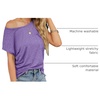 MEROKEETY Womens Summer Cap Sleeve Tops Business Dressy T Shirts 2026(Lavender)