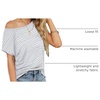 MEROKEETY Womens Summer Cap Sleeve Tops Business Dressy T Shirts 2026(White/Black)