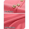 MEROKEETY Women’s Summer Short Sleeve Bodycon Sweater Mini Dress(Watermelon)