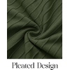 MEROKEETY Women’s Sweater Dress Fall Winter Church Midi Dresses(Armygreen)