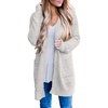 MEROKEETY Womens Fuzzy Chunky Oversized Cardigan Sweaters 2026 Fall Outfits(Off-white)