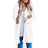 MEROKEETY Womens Fuzzy Chunky Oversized Cardigan Sweaters 2026 Fall Outfits(White)
