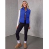 MEROKEETY Puffer Vest Women 2026 Fall Winter Sleeveless Coat(Royal)
