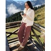 MEROKEETY Puffer Vest Women 2026 Fall Winter Sleeveless Coat(White)