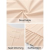 MEROKEETY Women’s 2026 Summer Short Sleeve Peplum Casual Ruffle Tops(Apricot)