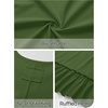 MEROKEETY Women’s 2026 Summer Short Sleeve Peplum Casual Ruffle Tops(Green)