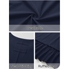 MEROKEETY Women’s 2026 Summer Short Sleeve Peplum Casual Ruffle Tops(Navy)