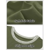 MEROKEETY Women’s 3/4 Length Sleeve Tops Dressy Casual Crew Neck Loose Trendy Spring Blouses T Shirts(Green)