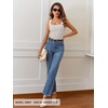 MEROKEETY Women’s Summer Square Neck Tank Tops(Cashmere)