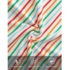 MEROKEETY Womens Summer Tank Tops Striped V Neck Sleeveless Henley Shirts(Green Red)