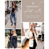 MEROKEETY Womens Fall 2026 Long Sleeve Cable Knit Cardigan Sweaters(Beige)
