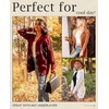 MEROKEETY Womens Fall 2026 Long Sleeve Cable Knit Cardigan Sweaters(Brown)