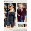 MEROKEETY Womens Fall 2026 Long Sleeve Cable Knit Cardigan Sweaters(Burgundy)