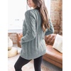 MEROKEETY Womens Fall 2026 Long Sleeve Cable Knit Cardigan Sweaters(Grey)