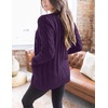 MEROKEETY Womens Fall 2026 Long Sleeve Cable Knit Cardigan Sweaters(Plum)
