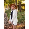 MEROKEETY Womens Fall 2026 Long Sleeve Cable Knit Cardigan Sweaters(White)