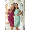 MEROKEETY Women’s Lace Floral Cocktail Wedding Guest Elegant Formal Dresses(Sage)