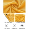 MEROKEETY Womens Satin Strapless Bodycon Wedding Guest Maxi Dress(Gold)
