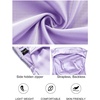 MEROKEETY Womens Satin Strapless Bodycon Wedding Guest Maxi Dress(Purple)