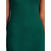 MEROKEETY Womens Summer Bodycon Deep V Neck Sleeveless Knit Midi Dress 2026(Darkgreen)