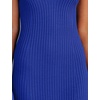 MEROKEETY Womens Summer Bodycon Deep V Neck Sleeveless Knit Midi Dress 2026(Royal)
