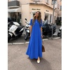 MEROKEETY Womens Summer Casual Short Sleeve Maxi Long Tshirt Dress 2026(Royalblue)