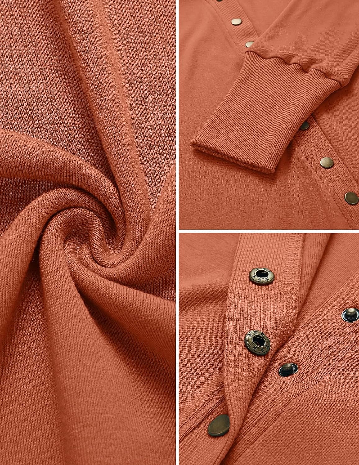 image:imageMEROKEETY Womens 2026 Fall Lightweight Button Up Long Cardigan SweaterBrown
