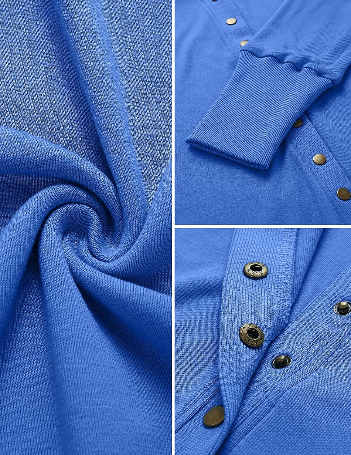 image:imageMEROKEETY Womens 2026 Fall Lightweight Button Up Long Cardigan SweaterRoyal Blue
