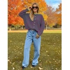MEROKEETY Striped Cardigan Sweaters for Women Trendy Button Fall Sweater(Pinkgreen)
