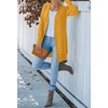 MEROKEETY Women’s 2026 Fall Lightweight Button Up Long Cardigan Sweater(Mustard)