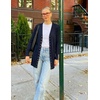 MEROKEETY Women’s 2026 Fall Lightweight Button Up Long Cardigan Sweater(Navy)